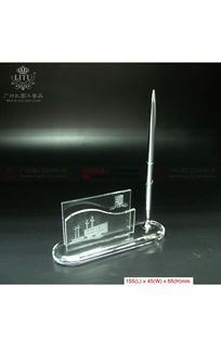 廣州水晶筆筒辦公用品筆筒單位領導會議禮品好看的筆筒